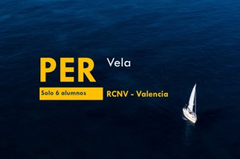 Prácticas de Habilitación a Vela en Valencia, solo 6 alumnos